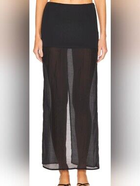 SNDYS Chloe Sheer Skirt M